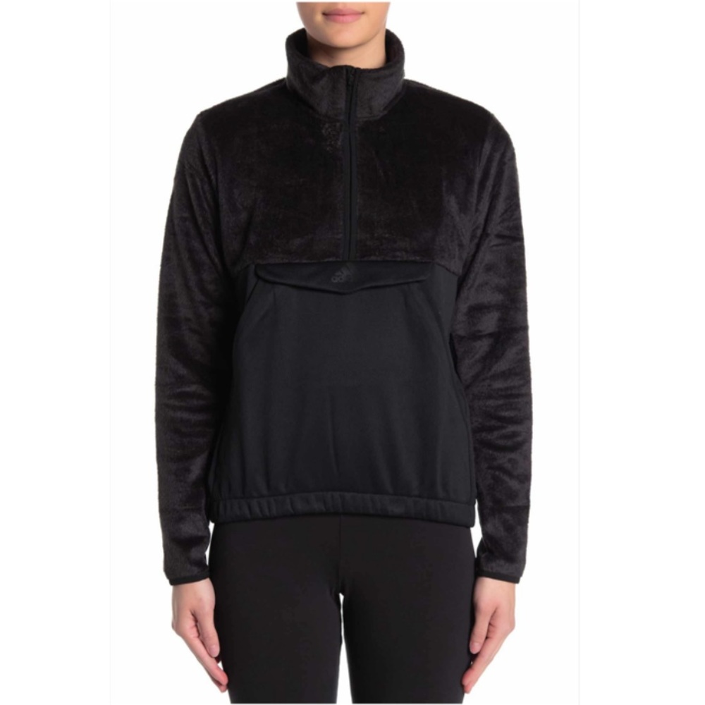 LAST S! NWT Adidas | Faux Fur Pullover - Picture 3 of 4